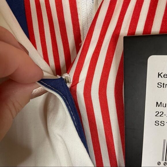 ModCloth + Collectif Keiko Sunset Stripes Jumpsuit - Picture 4 of 8